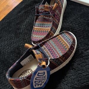 Hey Dude Women's Moccasins - Multicolor Pattern